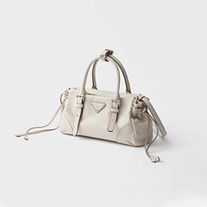 prada bonnie small vintage leather handbag #1ba499